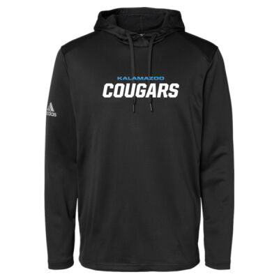 Adidas - Textured Mixed Media Hooded Sweatshirt Thumbnail