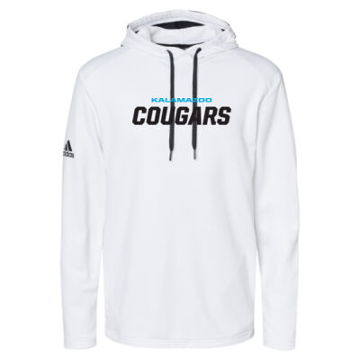 Adidas - Textured Mixed Media Hooded Sweatshirt Thumbnail