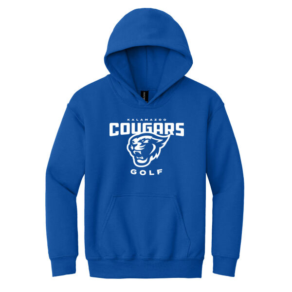 Golf - Youth Heavy Blend™ Hooded Sweatshirt (NAME OPTION) Thumbnail