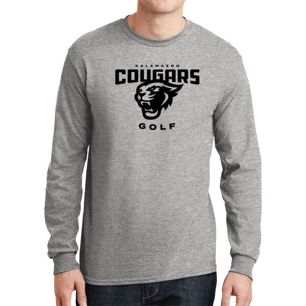 Golf - DryBlend® 50 Cotton/50 Poly Long Sleeve T Shirt (LAST NAME OPTION) Thumbnail