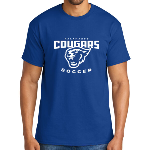Soccer - DryBlend® 50 Cotton/50 Poly T-Shirt (NAME/NUMBER OPTION) Thumbnail