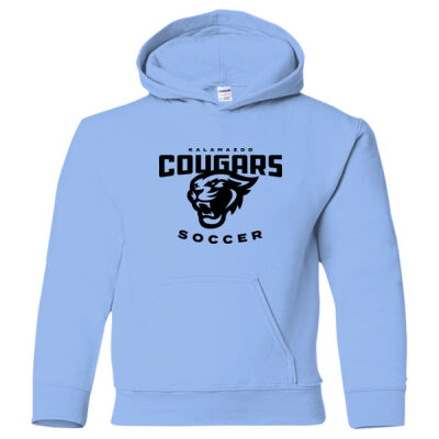 Soccer - Heavy Blend™ Youth Hooded Sweatshirt (NAME+NUMBER) Thumbnail