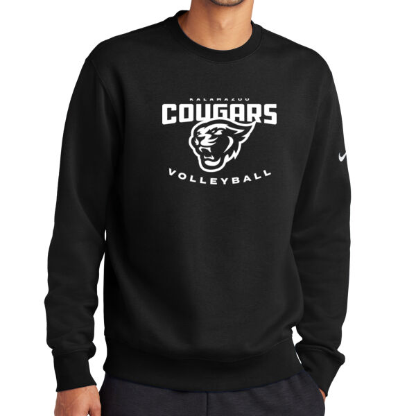 Volleyball -  - Copy of Nike Club Fleece Sleeve Swoosh Crew (Name/Number Option) Thumbnail
