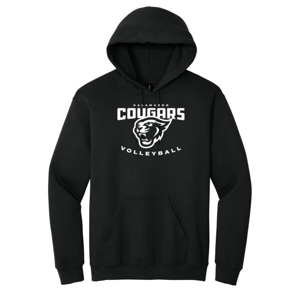 Volleyball -  - Heavy Blend™ Hooded Sweatshirt (NAME+NUMBER) Thumbnail