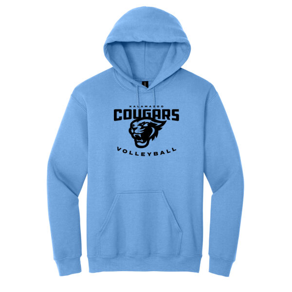 Volleyball -  - Heavy Blend™ Hooded Sweatshirt (NAME+NUMBER) Thumbnail