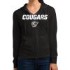 Women's Fitted Jersey Full Zip Hoodie Thumbnail