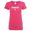Women’s Glitter V-Neck T-Shirt Thumbnail